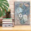 Epic Graffiti 'Summer Blues Bouquet'  by Art Licencing Studio Canvas Wall Art, 26" x 40"-109176247
