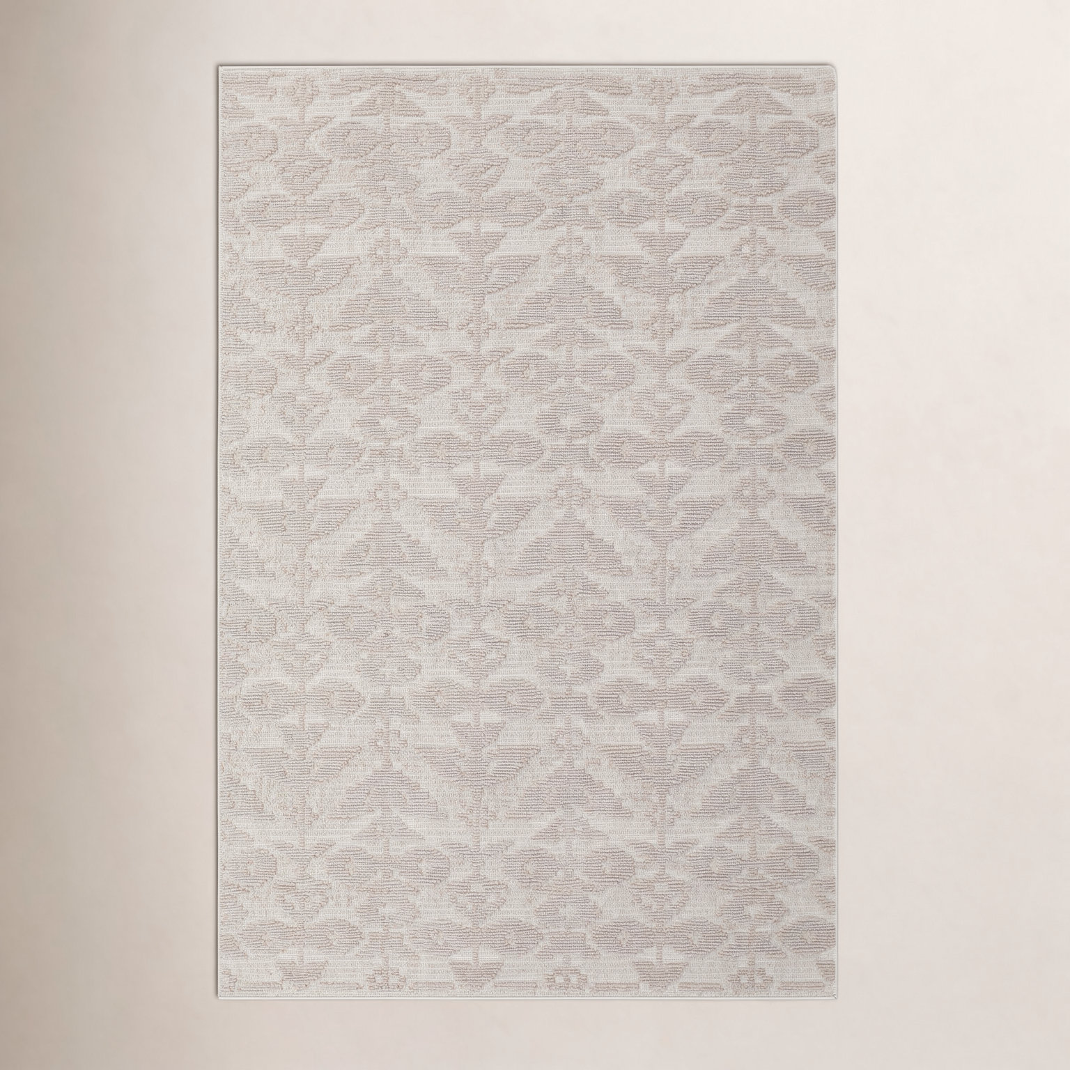 Hand-Tufted Floral Wool Rug, Rectangle 7'9" x 9'9"