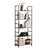 Industrial Metal & Wood Storage Shelf, Freestanding Open Shelving Unit For Living Room, Kitchen, Office, Heavy Duty Utility Rack For Books, Plants, Decor-1037706468-1070469753