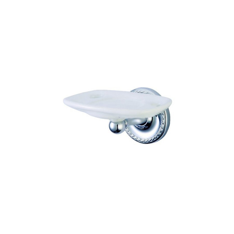 Laurel Toothbrush & Tumbler Holder, Chrome