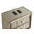 Lorient 2-drawer LED Nightstand with USB Ivory and Camel