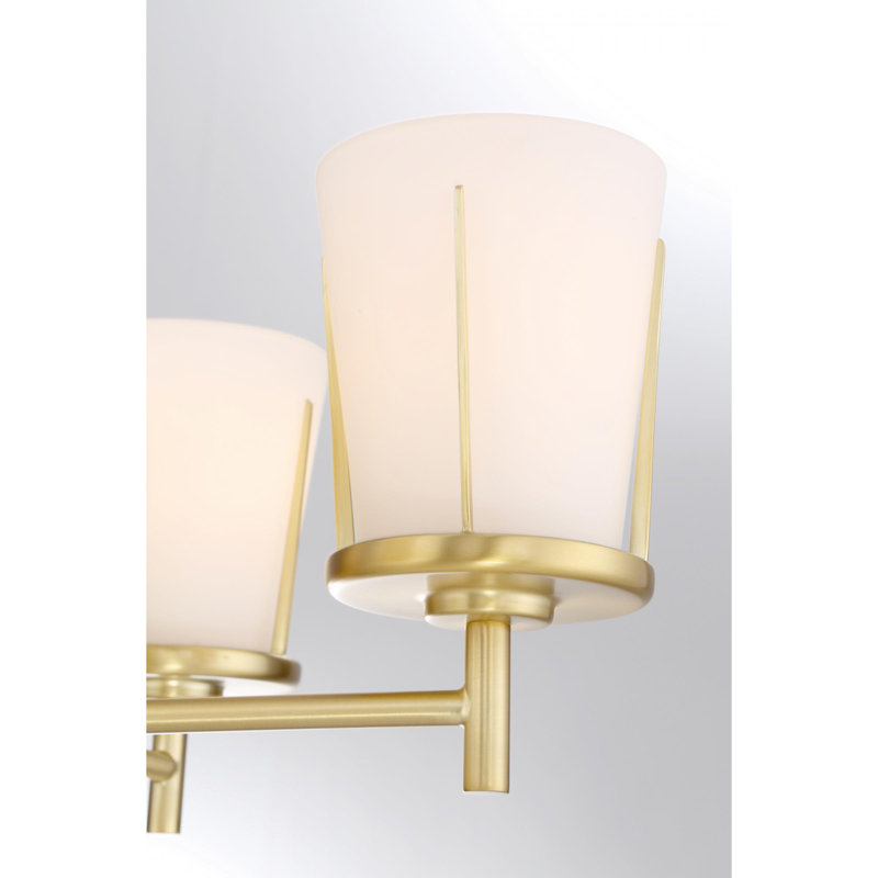 Ted 4 - Light Steel Dimmable Chandelier