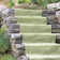 Diamond Sprout/White Handwoven Indoor/Outdoor Rug