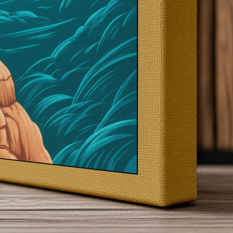 Print, 24x16 - 61.0 x 40.6 cm, Ochre Border