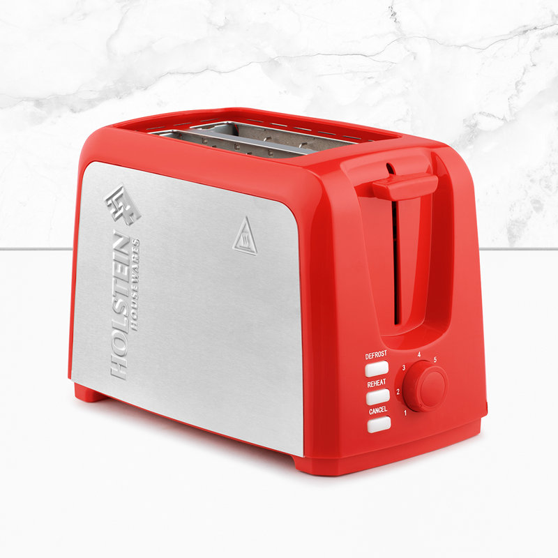 Grille-pain 2 tranches Holstein Housewares, Red