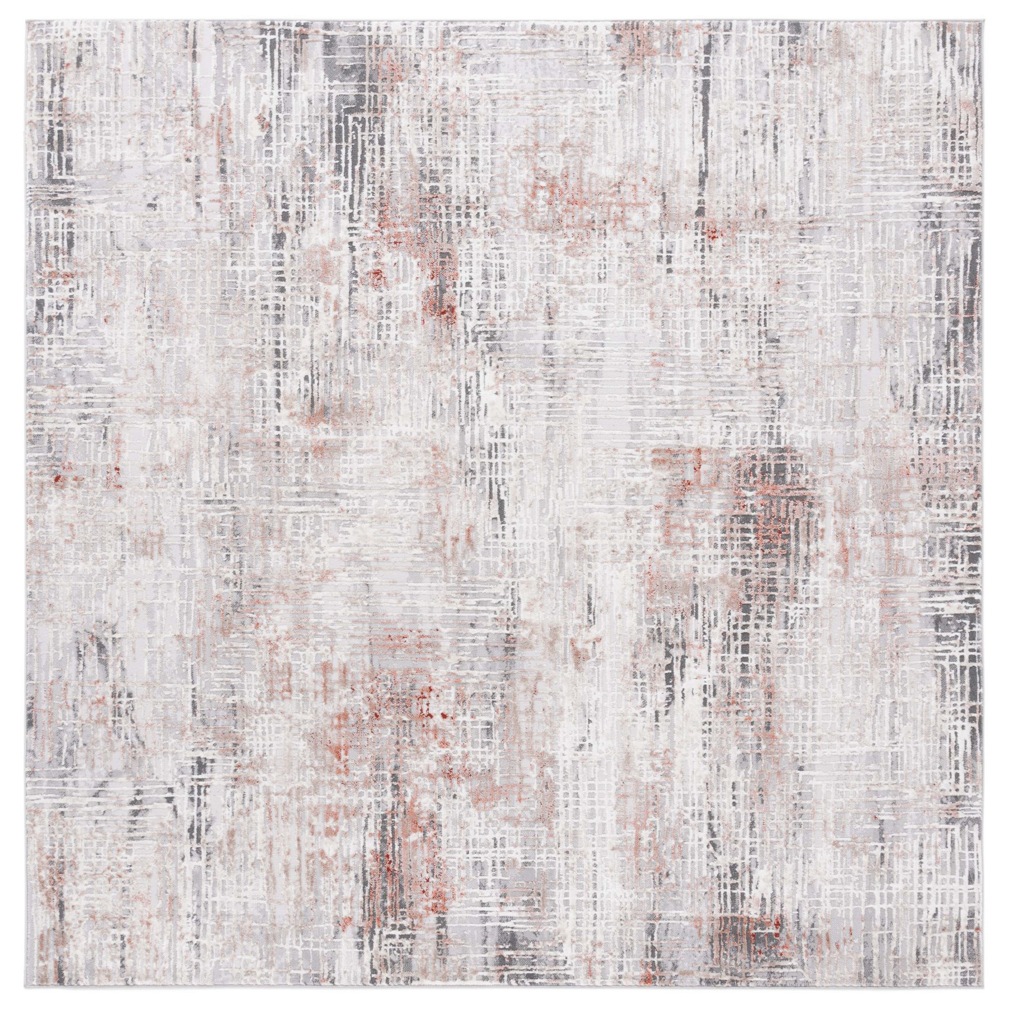 17 Stories Vogue Performance Abstract Rug | Wayfair