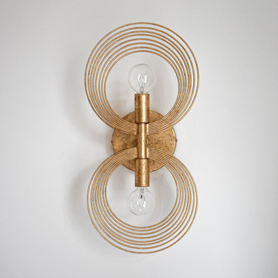 Gagarin Wrought Iron Flush Mounted Sconce