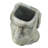 5x5.5x9" Easter Island Cement Planter