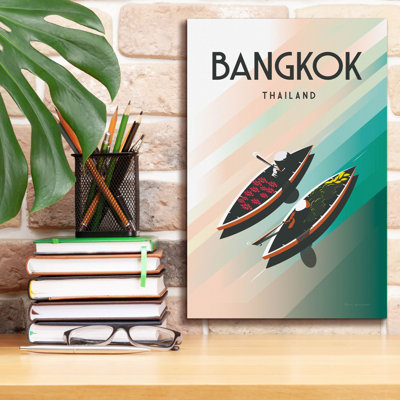 'Bangkok Thailand' by Omar Escalante, Canvas Wall Art