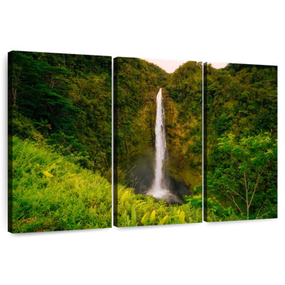 Paysage d'une cascade d'Alvord Akaka