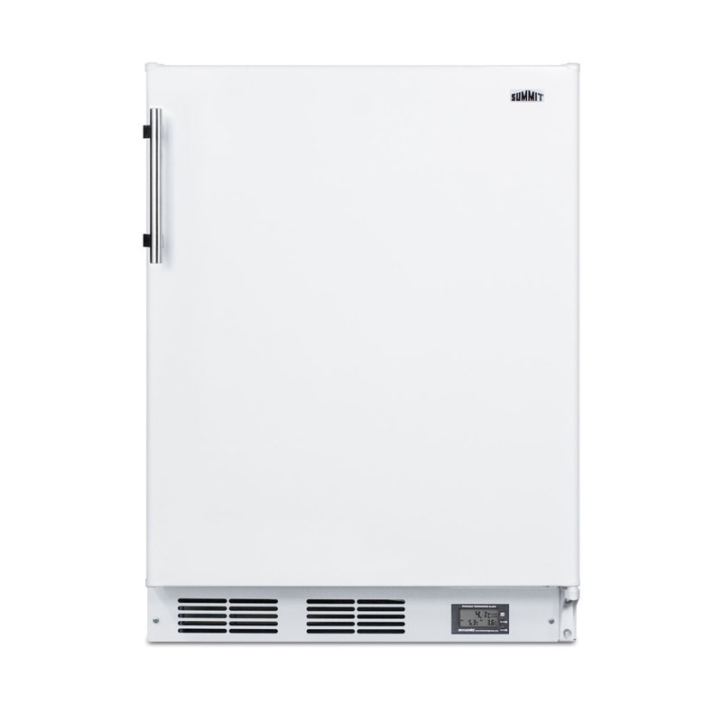 24" Wide Break Room Refrigerator-Freezer, White