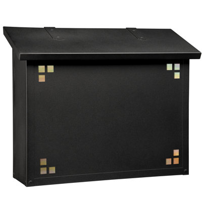 Pasadena Brass Wall Mounted Mailbox