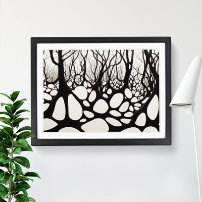Spellbinding Forest Abstract - Framed Print