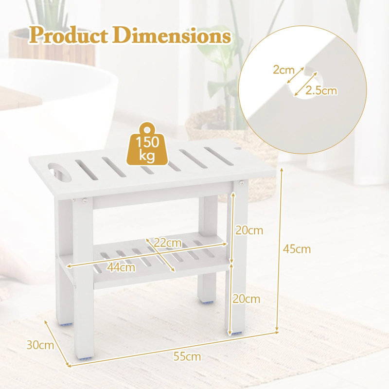 Waterproof Shower Bench