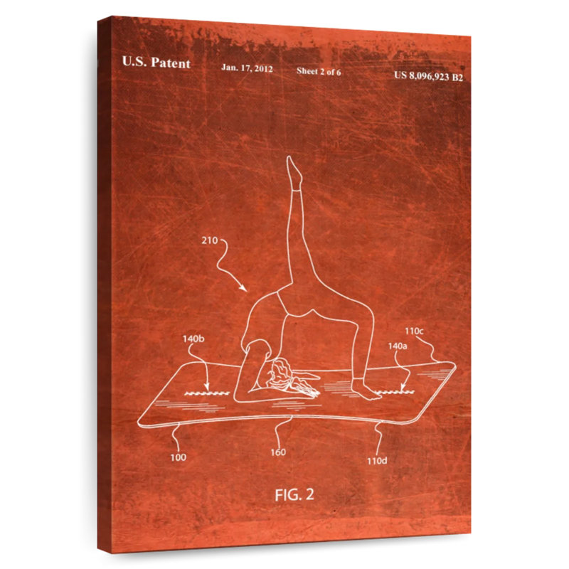 Yoga Exercise Mat Kynaat, 30" H x 20" W