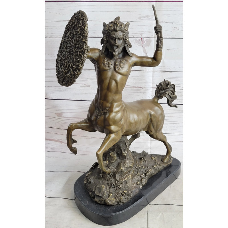 Bunche superbe sculpture centaure