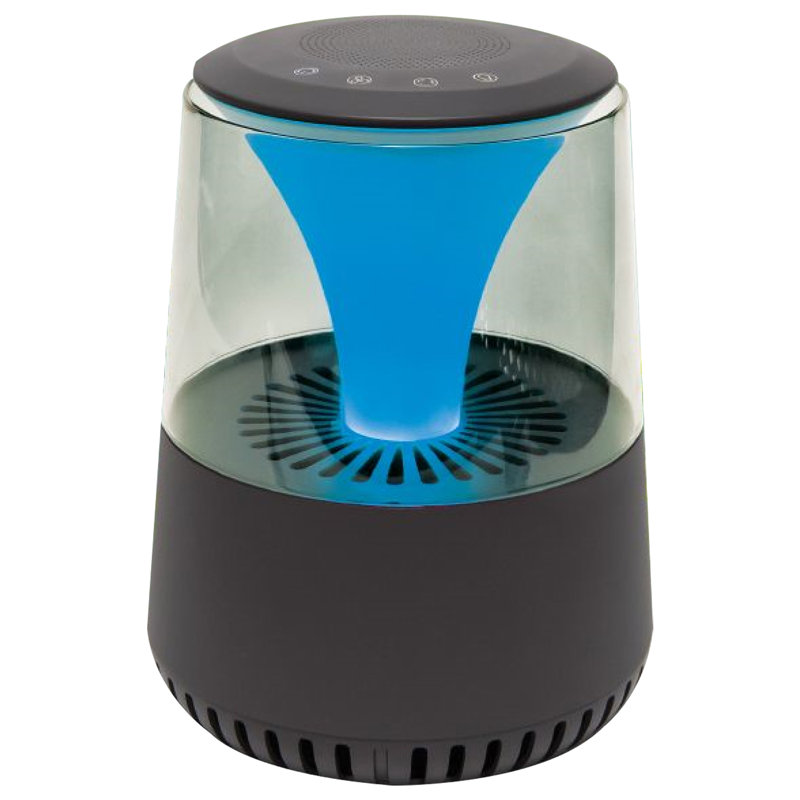 WBM Smart Bluetooth Air Purifier For Virus And Bacteria, Home Air Purifier Cleans Air, 12.9" H x 7.3" W x 5.9" D, Black