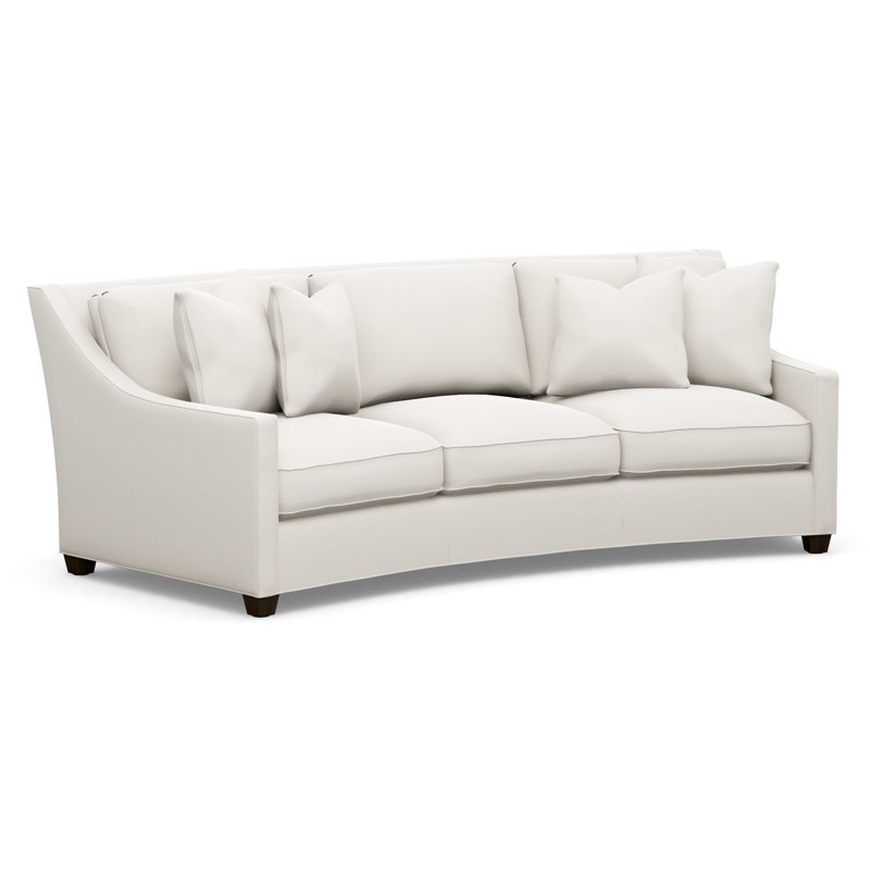 Valenza Curved Sofa, 2265-12, Charcoal