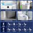 One-Piece Elongated Smart Toilet with Integrated Bidet, Heated Seat, Automatic Dual Flush & Warm Air Dryer - Modern Tankless Design