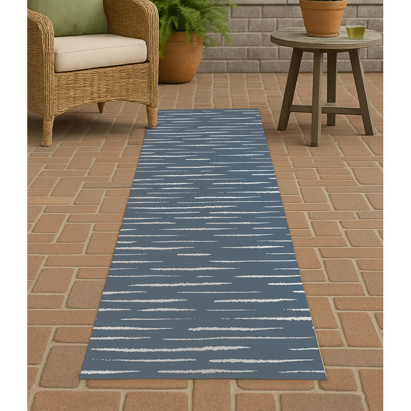 Tapis d'extérieur antidérapant Lak, Tapis de couloir 2 pi 6 po x 8 pi