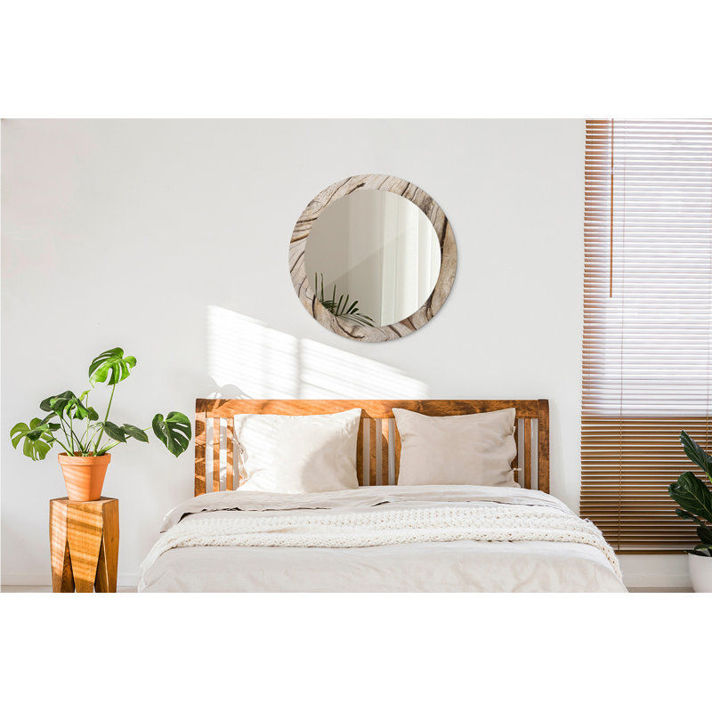 Huldar Glass Flat Wall Mirror