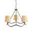 Wrangler 3lt Pendant light finished and Raffia-103222543