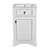 20" Single Bathroom Vanity with Ceramic Top-570648773