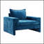 Fauteuil en chenille avec accoudoirs larges, coussin épais et dossier ergonomique pour un confort et un style ultimes-1999396005