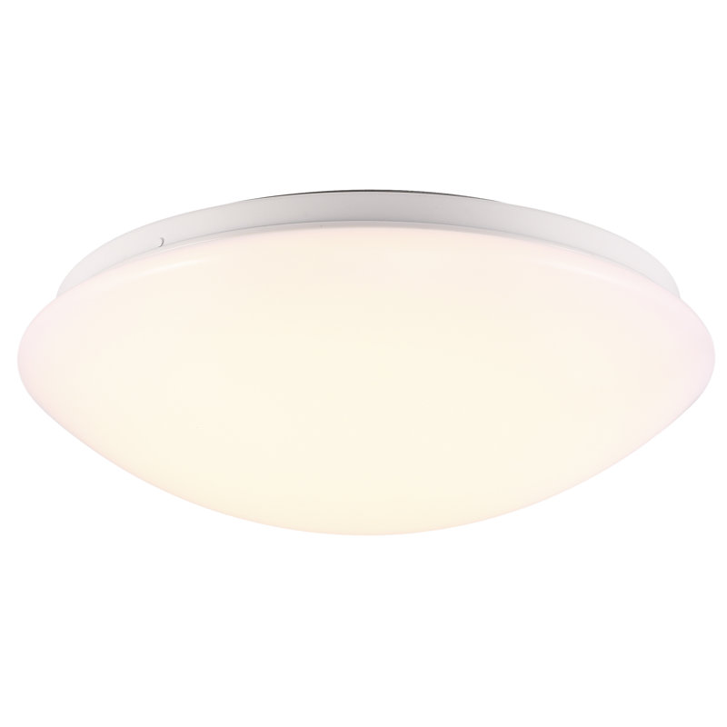 Ask White LED Outdoor Flush Mount, 11.5cm H x 41cm W x 41cm D, 32, No