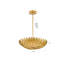 Lustre 5 lumières feuille d'or Eclectic-1472353007-1472353006