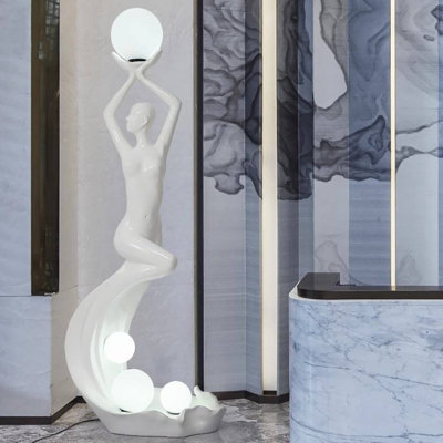 Ellie Art Sculpture Novelty Floor Lamp