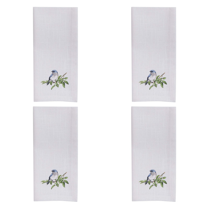  Ensemble de 4 serviettes Songbird