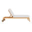 Alpine Outdoor Teak Chaise Lounge-1700104246