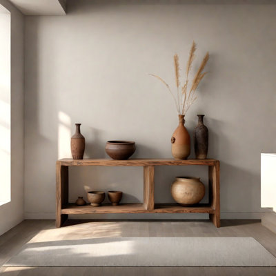 Retro Minimalist Console Table