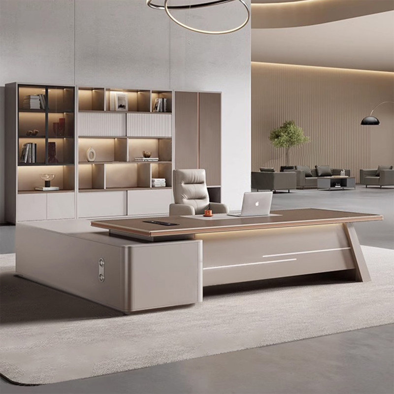 Bureau de direction 86,61 "moderne en forme de L, 29.53" H x 86.61" W x 62.99" D