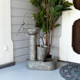 Robey Metal Weather Resistant Floor Fountain