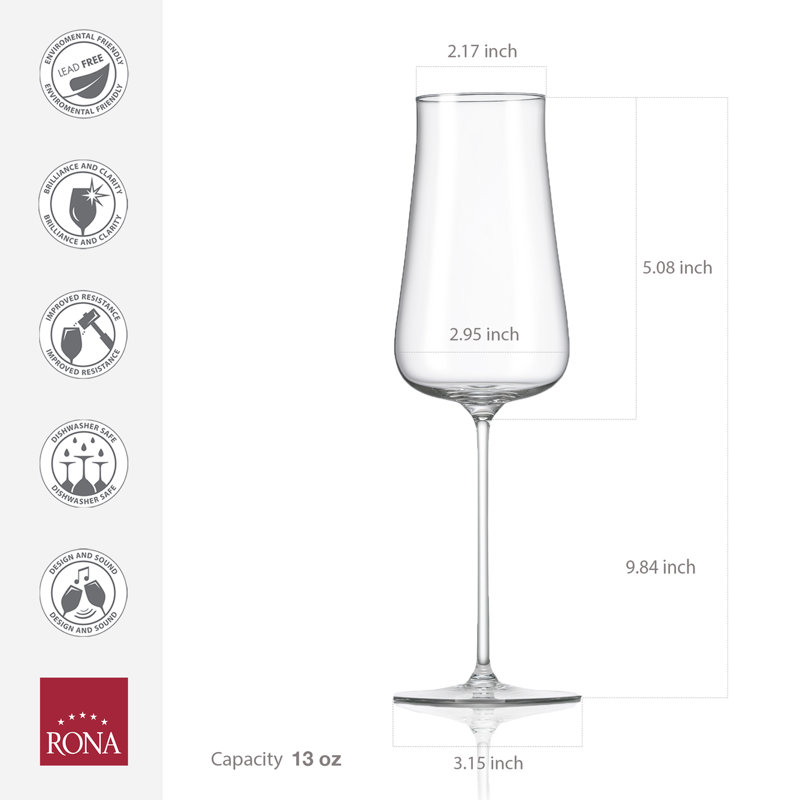 RONA Polaris 13 oz. Champagne Flute 