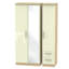 Yvette 3 Door Manufactured Wood Wardrobe-23704772-18860455
