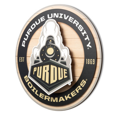 NCAA Purdue Boilermakers 3DX Circle Wall Art