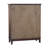 Carlyssa 58" Curio Storage Cabinet with Glass Sliding Doors