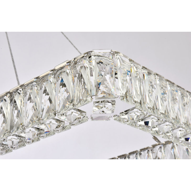 Maart 1 - Light Pendant, Chrome, 80" H x 50" W x 19" D