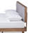 Cramlington Upholstered Platform, Queen Bed, Light Grey/Walnut 62.5'' W X 82.2'' L X 48'' H-429955890-429917041