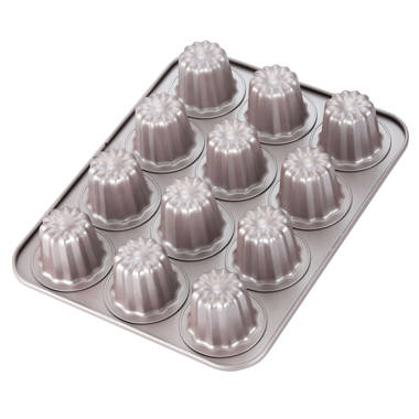 Aptoco 8 Piece 6 Cup Non-Stick Chocolate Molds Silicone Molds for