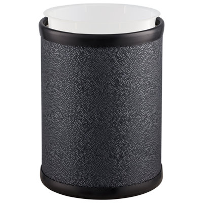 Ensemble de 2 pièces: poubelle et doublure rondes de 8 pte Maizler Noir