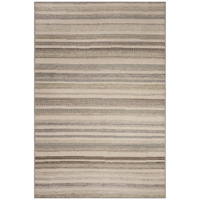 Madis Stripe Indoor/Outdoor Area Rug Neutral