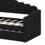 Lit de jour simple tapissier avec couchette, canapé-lit en velours avec ports USB-116179982