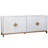 Roma Two-Tone Carved Wood Sideboard