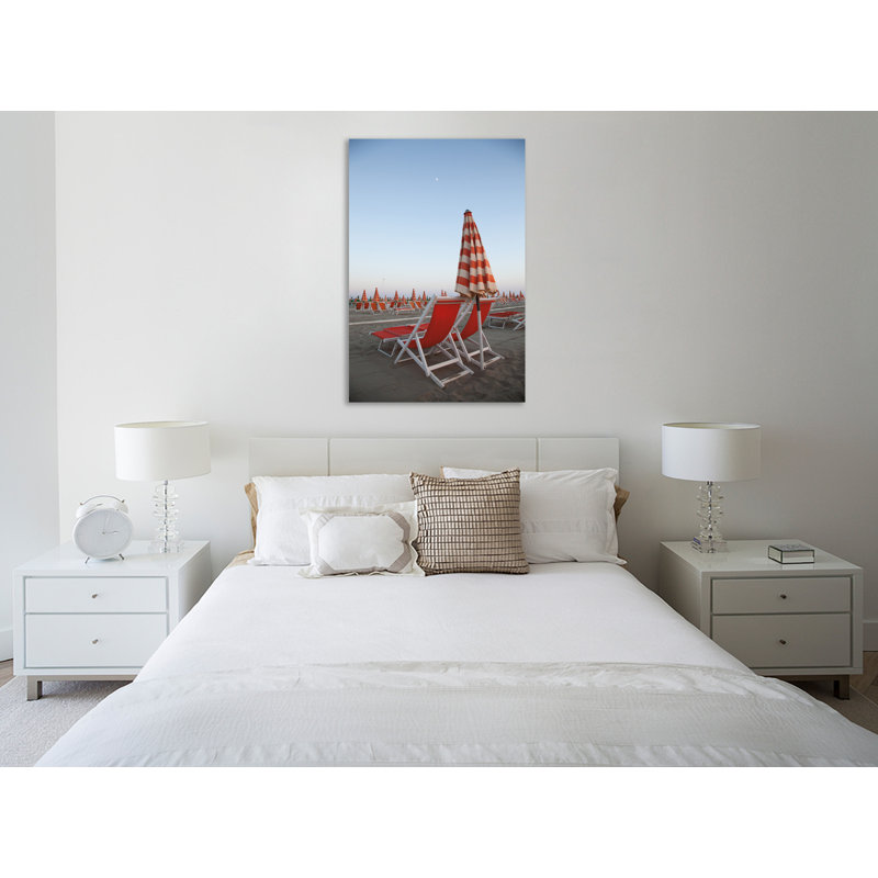 "At The Beach IV", toile tendue par Aledanda, H 42 po x l 28 po x P 1,5 po