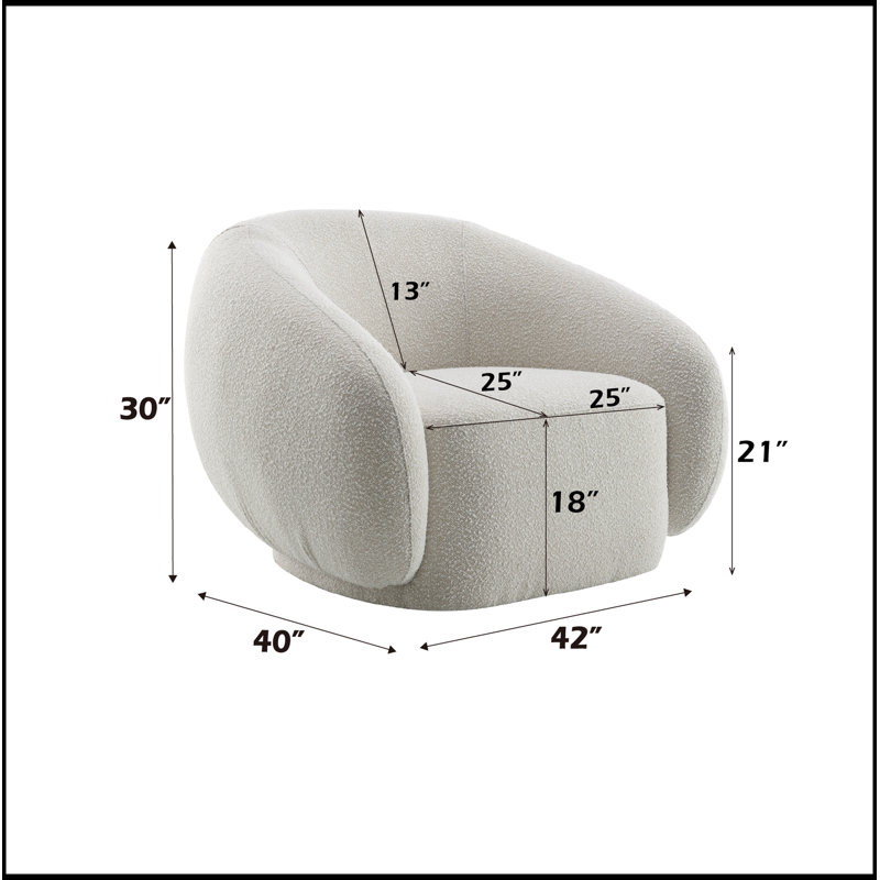Fauteuil Boucle avec pivot