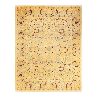 Hayner One-of-a-Kind 8' 0" X 10' 4" 2000s Wool Area Rug in Ivory
